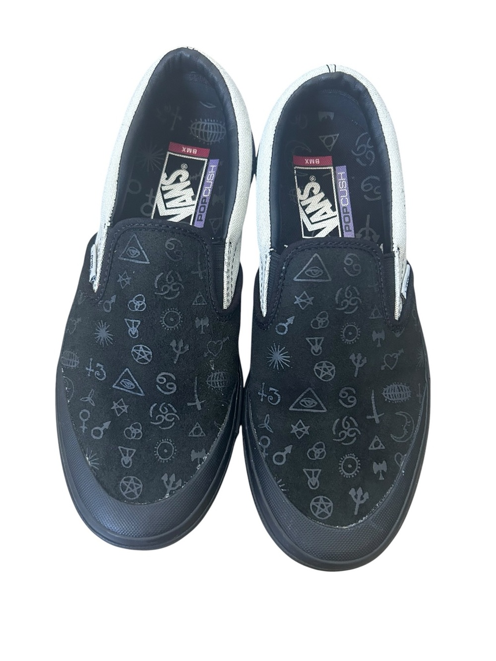 Vans X Cult BMX Slip-On Skate Shoes Sneakers Size Mens 7.5